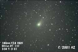 中島 尚さん撮影のリニア彗星