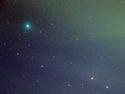 静岡県小山町 富士山須走口五合目で撮影された C/2001 A2 リニア彗星