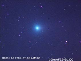 藤井律男氏撮影のリニア彗星